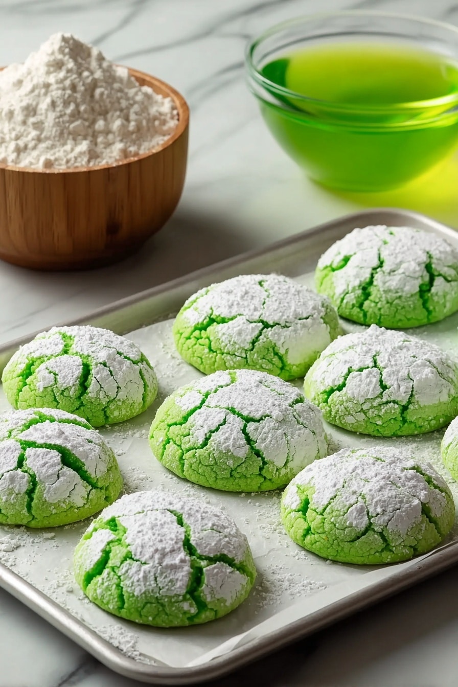 St. Patrick’s Day Green Cake Mix Cookies Recipe