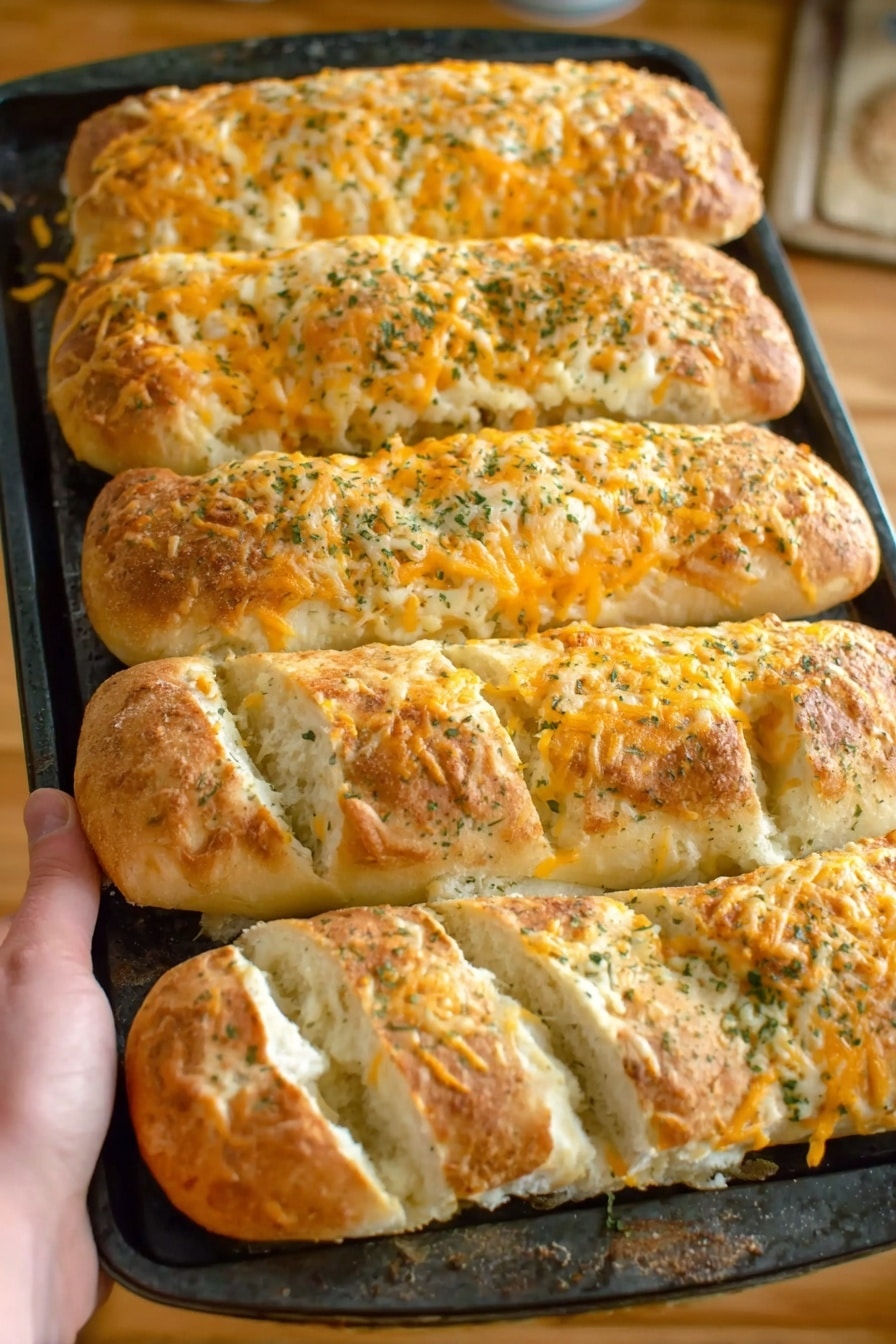 Subway-Inspired Italian Herb Cheese Bread Recipe
