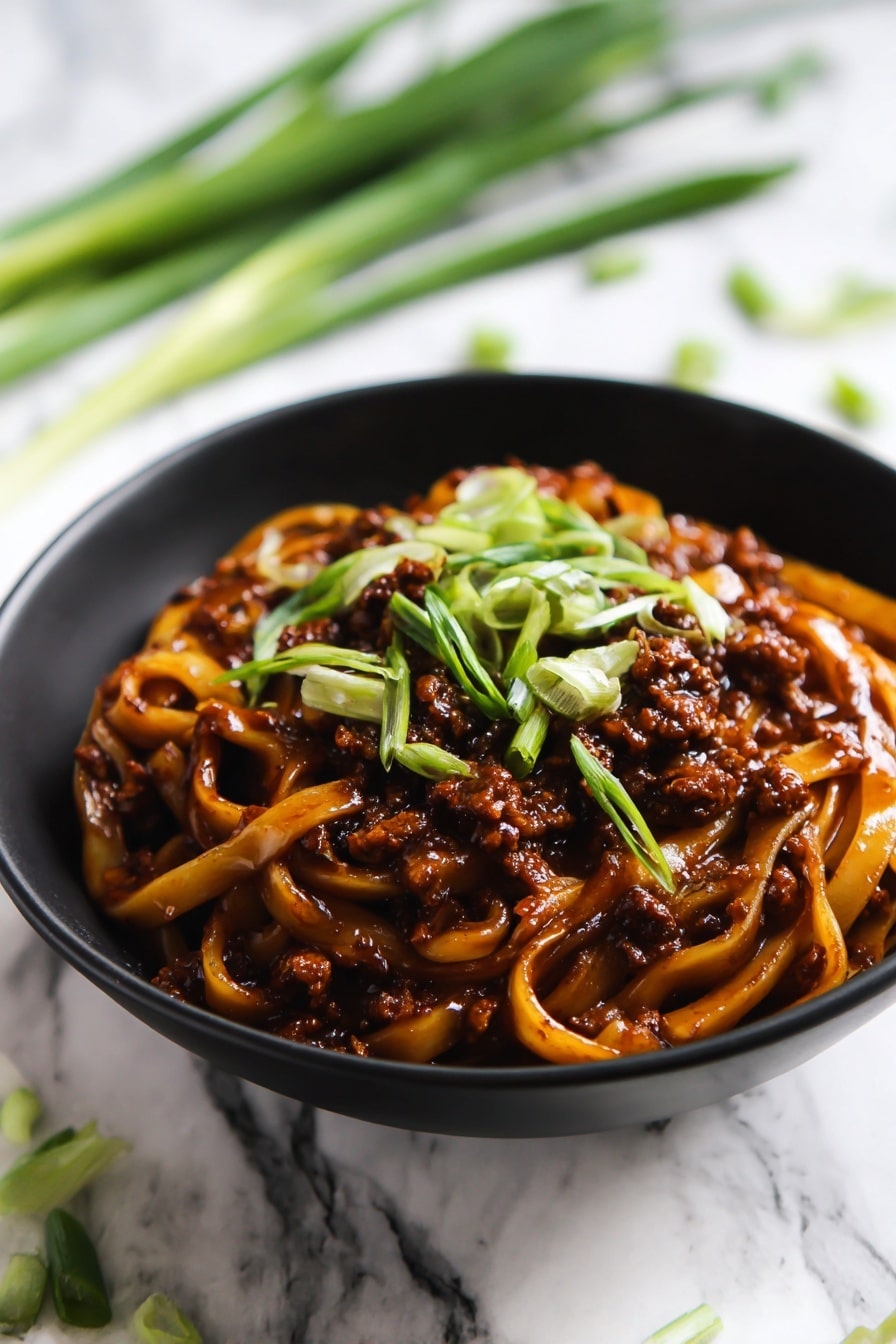 Potsticker Noodle Bowl with Pork and Greens Recipe 8 Potsticker Noodle Bowl with Pork and Greens Recipe - Serving
