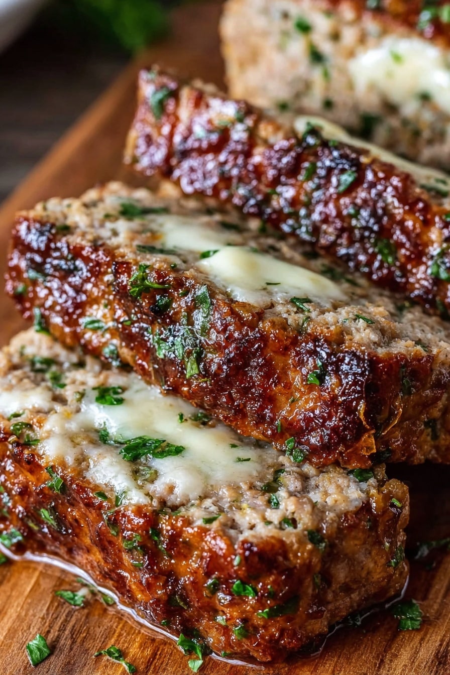 Juicy Garlic Parmesan Chicken Meatloaf Recipe