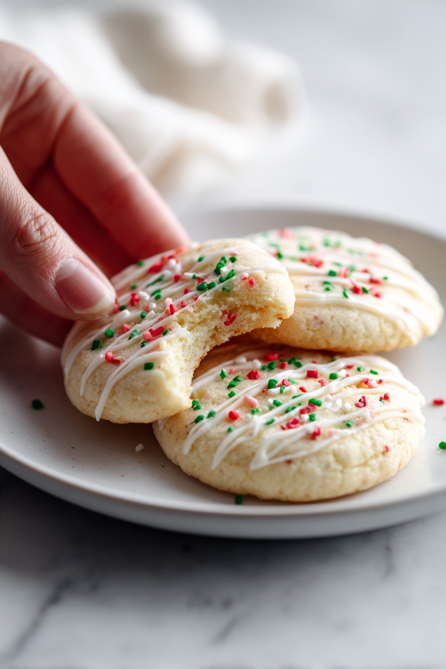 Eggnog Cookies with Nutmeg Glaze Recipe 8 Eggnog Cookies with Nutmeg Glaze Recipe - Serving