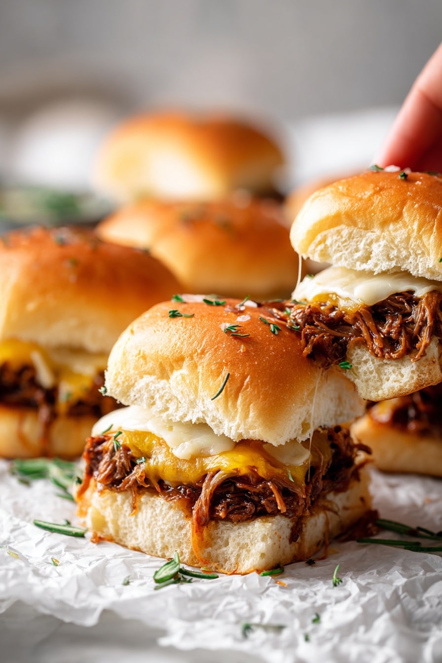 Easy Crockpot French Dip Sandwiches Recipe 8 Easy Crockpot French Dip Sandwiches Recipe - Serving