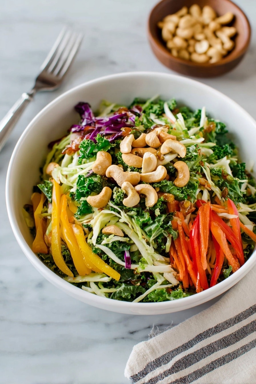 Asian Crunch Salad with Cashews Recipe