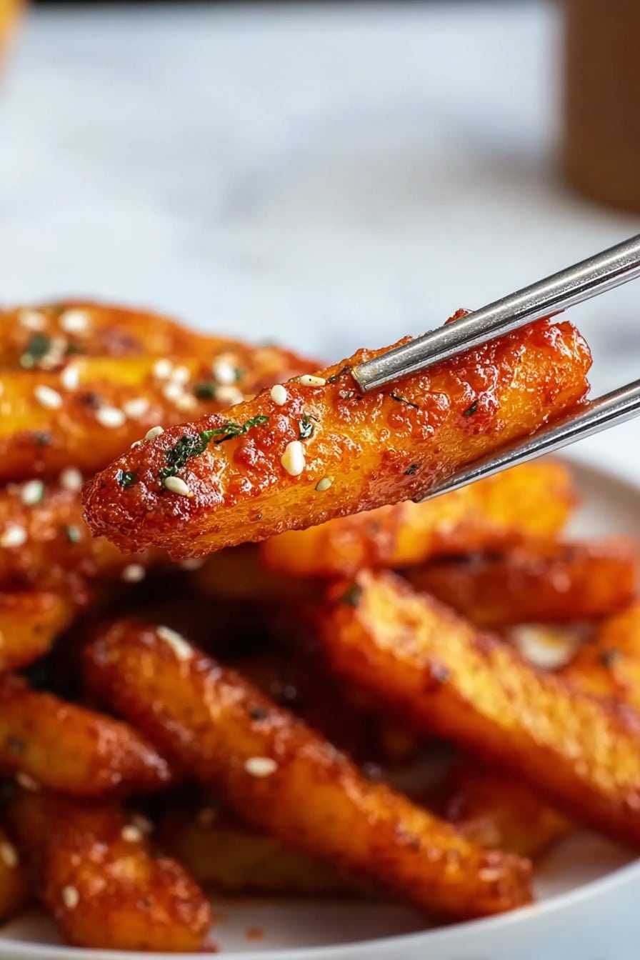 Crispy Korean Ddeokbokki Recipe