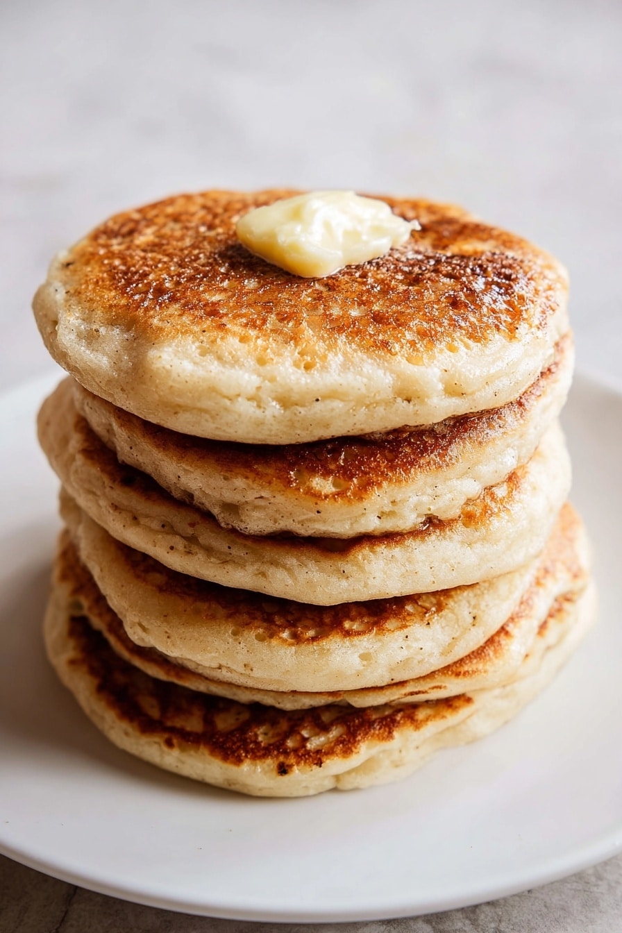 Quick Banana Oatmeal Pancakes Recipe