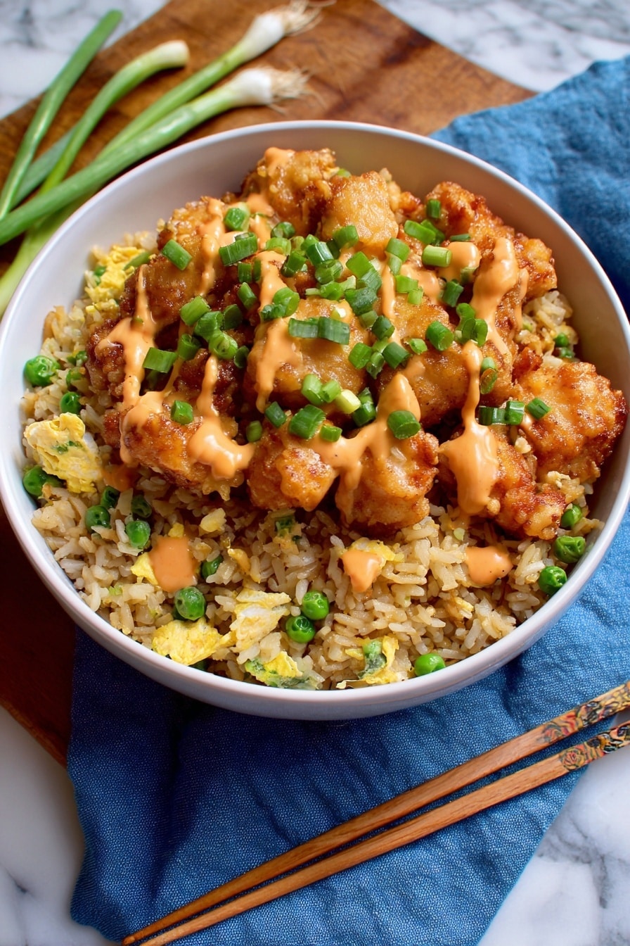 Bang Bang Chicken Fried Rice Recipe 8 Bang Bang Chicken Fried Rice Recipe - Serving