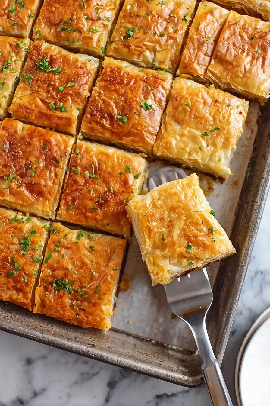 Egyptian Phyllo Meat Pie Recipe